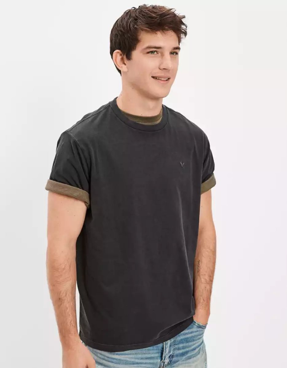 T Shirts American Eagle AE Super Soft Legend Multicolore Homme | UUE-56301046